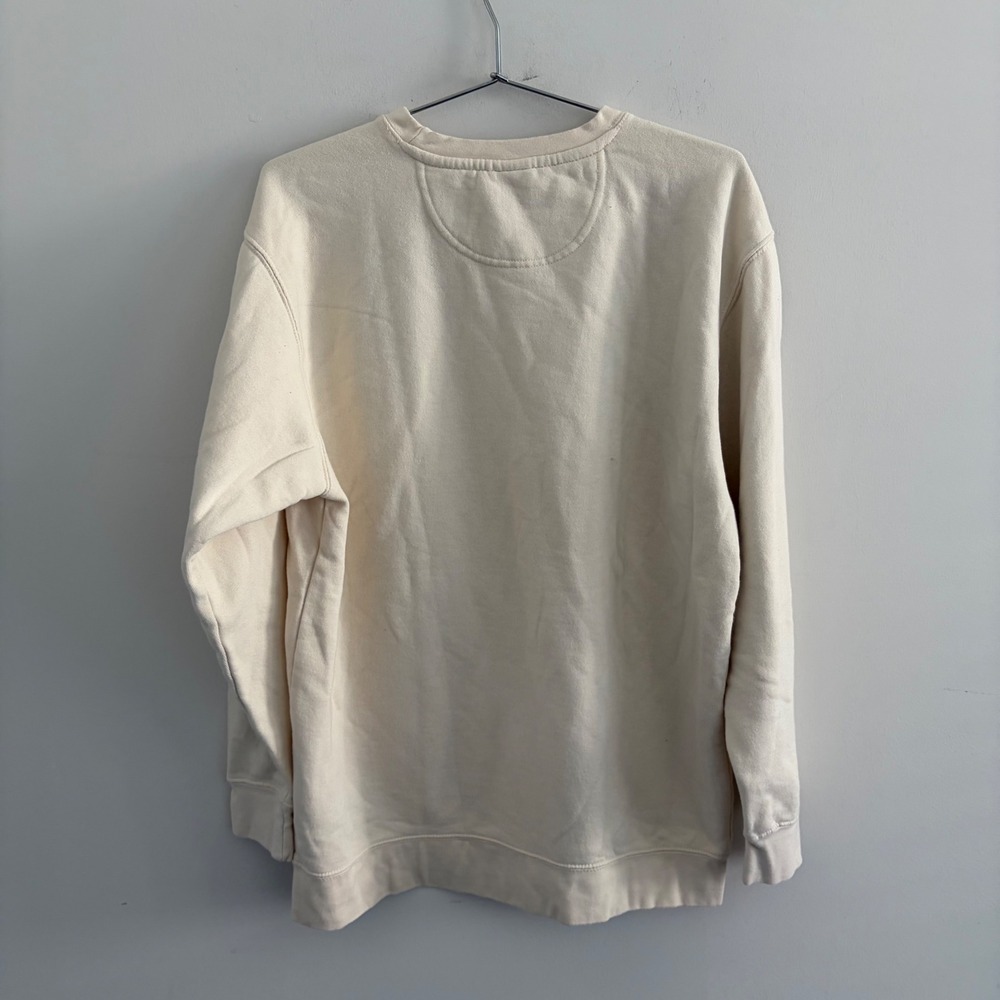 Comfort Colors Arkansas Razorbacks Graphic Sweatshirt Mens Medium Cream - Picture 5 of 7
